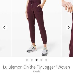 Lululemon on the Fly Jogger- woven